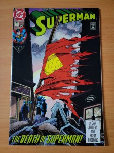 Superman #75 4th Print Direct Market Edition ~ VERY FINE VF ~ 1993 DC Comics