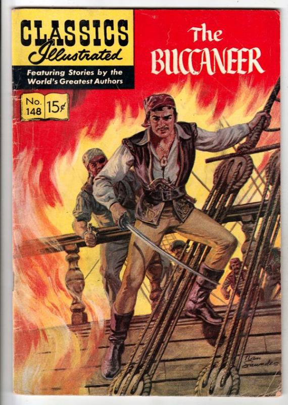 Classics Illustrated #148 (Jan-59) FN Mid-Grade The Bucaneer