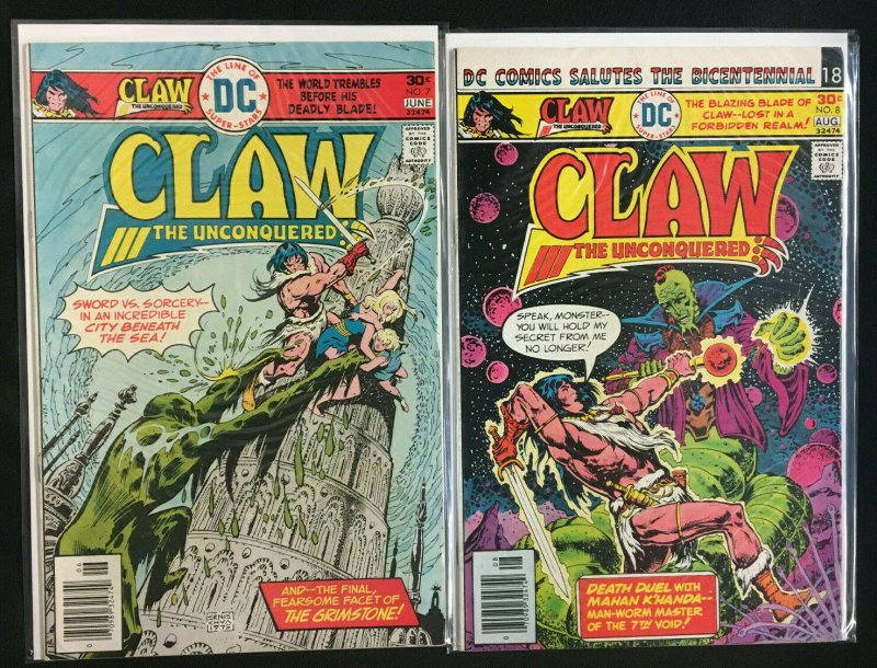 CLAW #1-11, 12 MOST VG-VF  Fisherman Collection