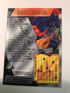 NIGHTCRAWLER #7 card : Marvel Metal 1995 Fleer Chromium; NM/M X-men pirate, base