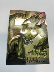 SAURON #74 card : 1995 Fleer Ultra X-men Chromium; NM/M, Kubert art