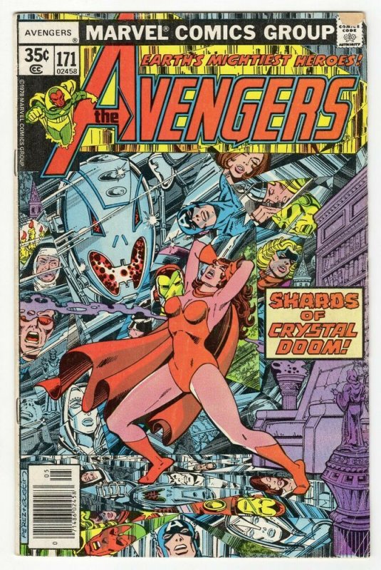 Avengers #171 ORIGINAL Vintage 1978 Marvel Comics Wanda Scarlet Witch 