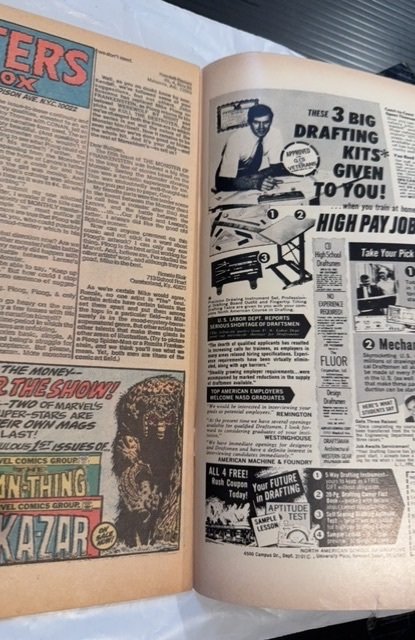 The Frankenstein Monster #8 (1974) Frank meet Dracula❤️❤️