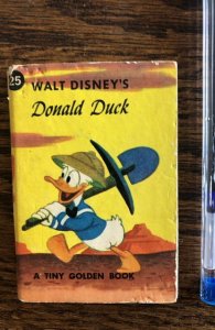 Tiny Golden book,1964, Donald duck’s wild goose chase