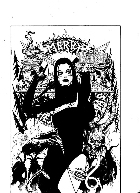 Tarot Witch of the Black Rose #101 Studio Cover(2016)Comic Book Grade NM+ 9.6