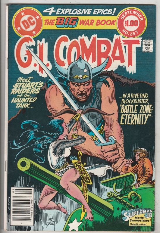 G.I. Combat #257 (Sep-83) VF/NM High-Grade The Haunted Tank