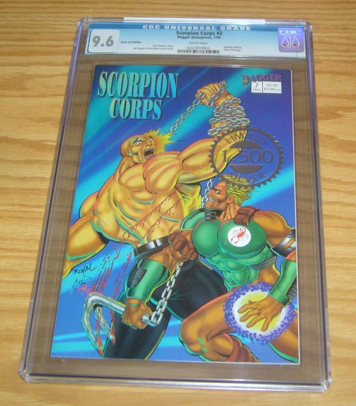 Scorpion Corps #2 CGC 9.6 silver foil variant - limited to 1,500 - highest grade