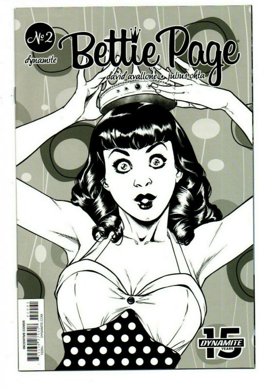 Bettie Page #2 Incentive Variant - Dynamite - 2019 - (-NM)