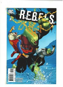 R.E.B.E.L.S. #2 NM- 9.2 DC Comics 2009