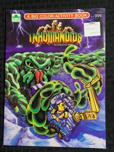 1986 INHUMANOIDS THE EVIL WITHIN Big Color Activity Book FN 6.0 Golden Uncolored