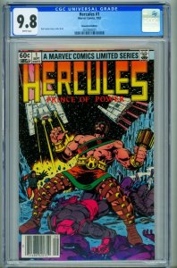 Hercules #1 CGC 9.8-NEWSSTAND-1982--Marvel--comic book--402308005