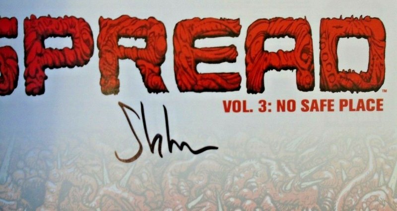 Spread Signed set TPs vol 1-3; vol 1 signed twice!