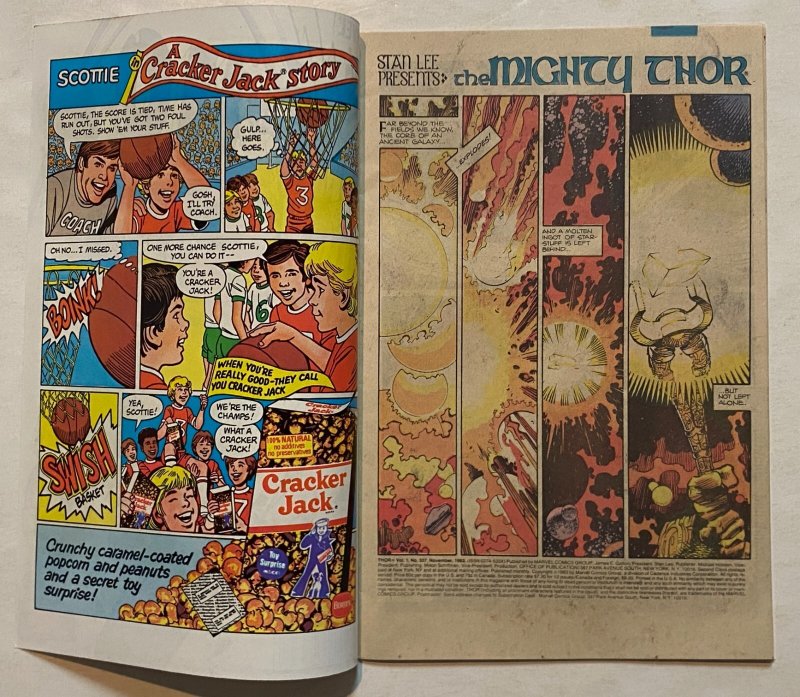 *Thor 337 Very Fine+ Newsstand (1st Beta Ray Bill!)