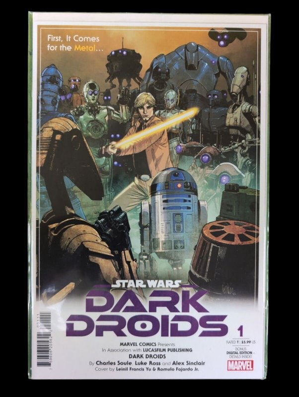 Star Wars Dark Droids #1-5 Complete Series + #1  Giuseppe Camuncoli Foil Soule