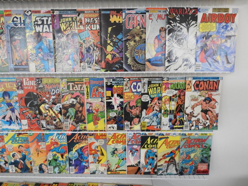 Huge Lot 180+ Comics W/ Superman, Archie, Boris Karloff+ Avg VG Condition!