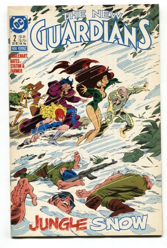 NEW GUARDIANS #2 1st SNOWFLAME DC  COCAINE VILLAIN STORY VF/NM