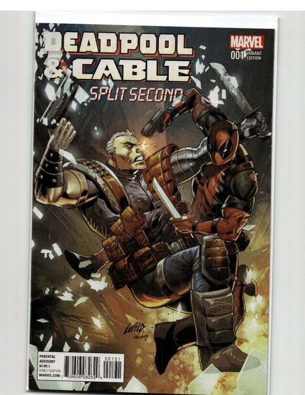 Deadpool & Cable: Split Second #1 Liefeld Cover (2016) Cable