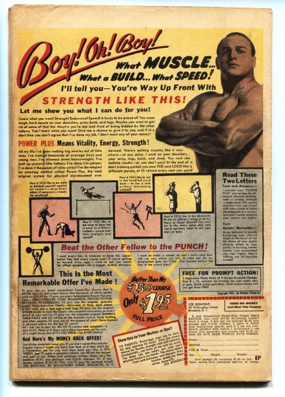 MILITARY COMICS #23-Shrunken head-WWII-Hitler-Mussolini-Poison Gas