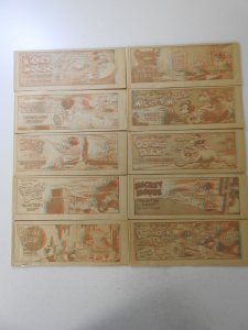 Walt Disney's Comics- Cheerios VTG 50's 3-D Mini-Comics (10) NICE S...