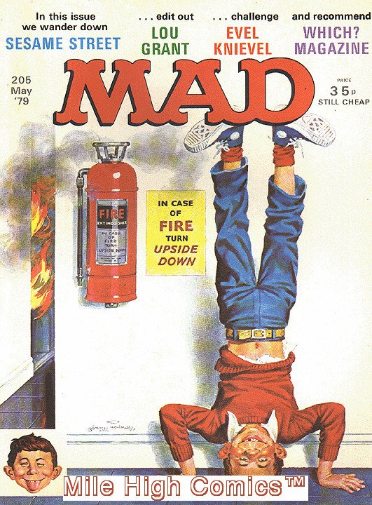 MAD (MAGAZINE) #205 BRITISH Fine