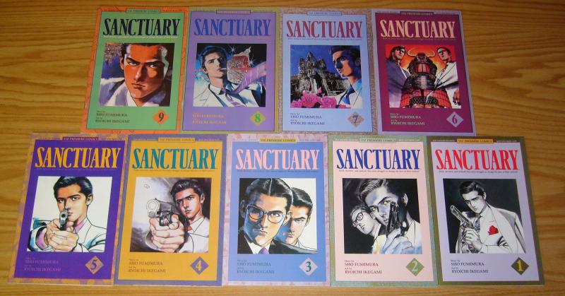 Sanctuary part 1 #1-9 VF/NM complete series - viz manga 2 3 4 5 6 7 8 comics set