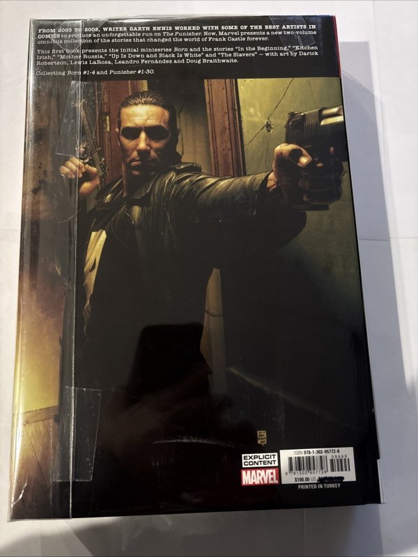 Punisher Max Garth Ennis DM Cover Marvel Omnibus ( not Sealed )