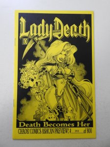 Lady Death #0 Death Becomes Her Ashcan Preview (1997) VF+ Condition!