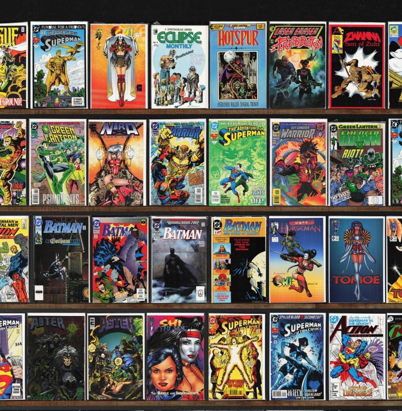 Huge Lot 150+ Comics with Adventures Of Superman, Action Comics, Prime & More!