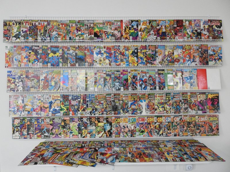 Huge Lot 190+ Comics W/ Spider-Man, Marvel Team-Up, Thor, +More! Avg FN+ Cond!