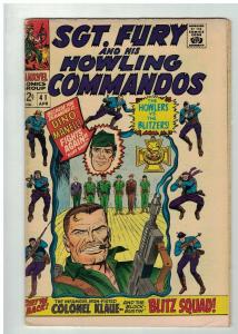 SERGEANT FURY 41 VG April 1967