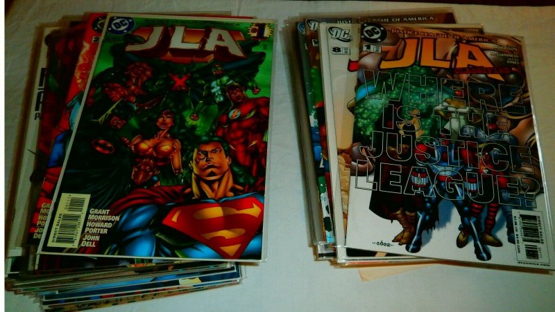 JLA #1-23 complete Justice League of America Aztek NFR Morrison comics lot of 62