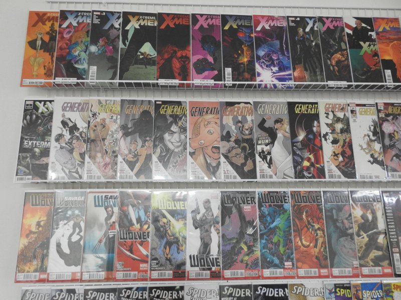 Huge Lot 140+ Comics W/ Spider-Man, Wolverine, X-Men! Avg VF/NM Condition!