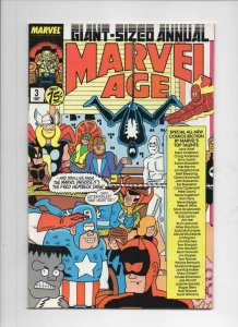 MARVEL AGE ANNUAL #3, VF, Spider-man, Wolverine, 1987 more in store