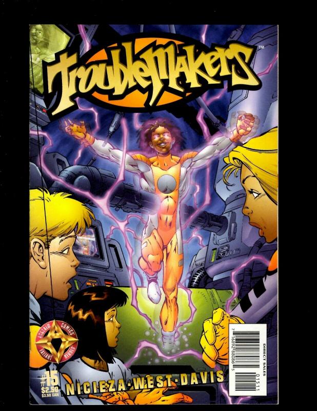11 Comics Ride #1, Red #1 2 3, Wanted #1, Troublemakers #1 3 8 14 15 19 J54 