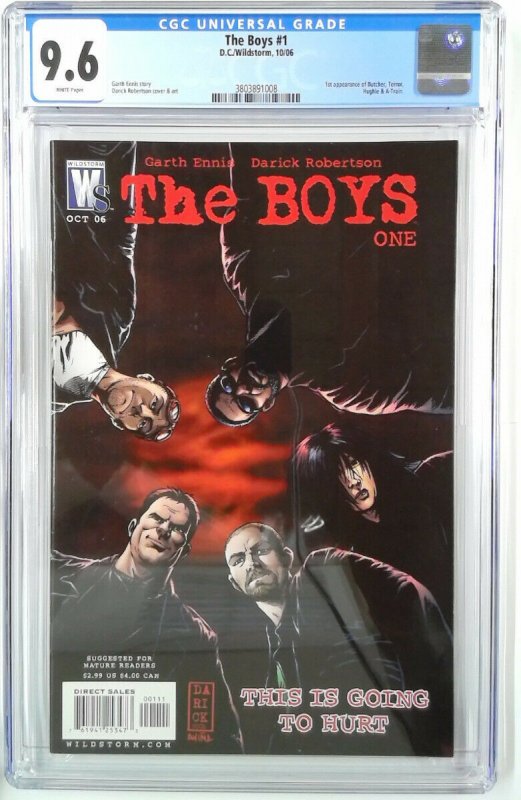 BOYS 1 A CGC 9.6 1ST APPAEARANCE BUTCHER, TERROR, HUGHIE & A-TRAIN AMAZON (SL...