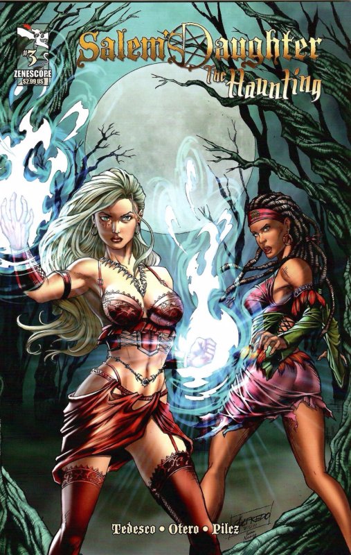 Salem's Daughter: The Haunting #3 (2011) Covers A & B. New