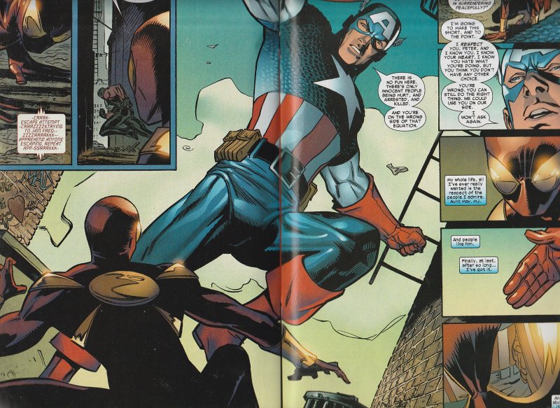 Amazing Spider Man # 524  Spidey vs Captain America 1