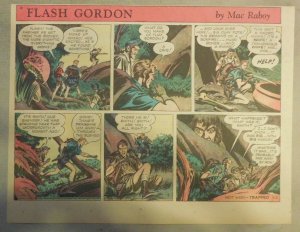 Flash Gordon Sunday Page by Mac Raboy from 7/5/1953 Half Page Size 