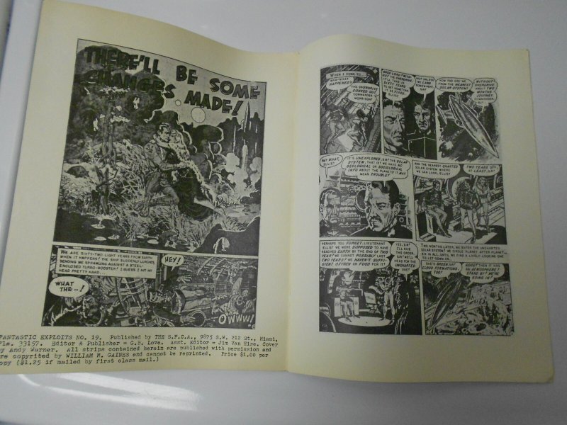 1982 FANTASTIC EXPLOITS #19 EC Comics Reprint SFCA VG