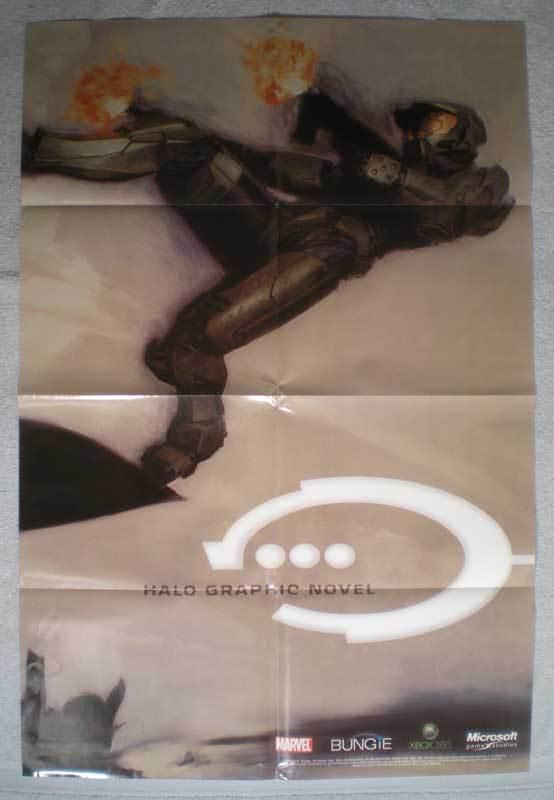 HALO GRAPHIC NOVEL Promo Poster, 24x36, 2006, Unused, more Promos in store