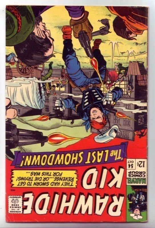 Rawhide Kid  54 strict FN+ 6.5 Stan Lee Mighty Marvel Westerns tons just posted