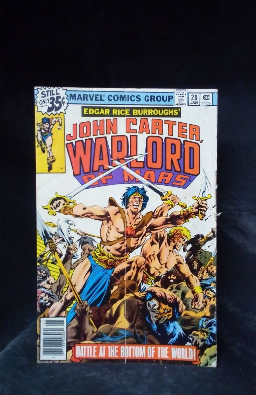 John Carter Warlord of Mars #20 1979 Marvel Comic Book