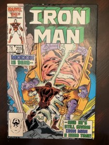 Iron Man #205 Direct Edition (1986) - NM
