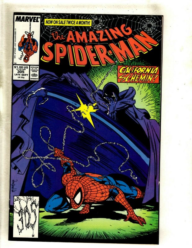 Amazing Spider-Man # 305 NM Marvel Comic Book Venom Todd McFarlane Goblin HJ9