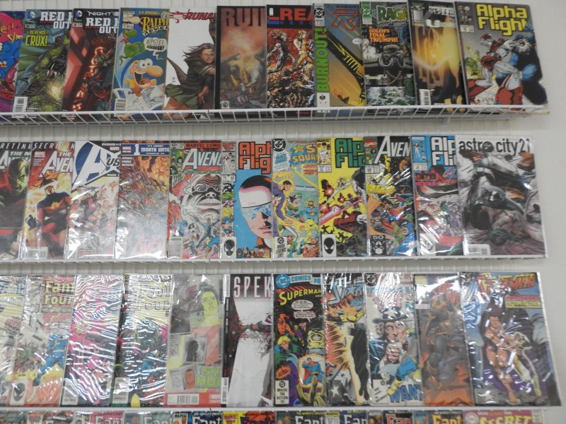 Huge Lot 120 Comics W/ Avengers, Fantastic Four, Blue Beetle+ Avg VF- Condition!