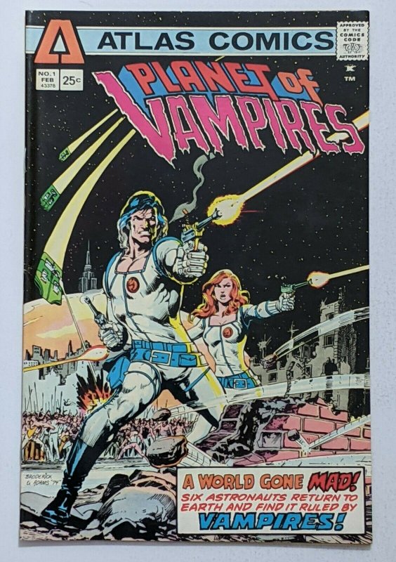 Planet of Vampires #1 (Feb 1975, Atlas) VF- 7.5 Neal Adams and Pat Broderick cvr 