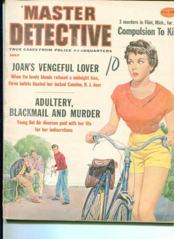 MASTER DETECTIVE-7/59-ADULTERY-BLACKMAIL-MURDER-COMPULSION TO KILL G/VG