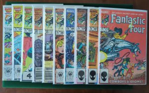 Fantastic Four Lot #272 287 288 289 290 291 292 294 295 296 Bronze Age Comics