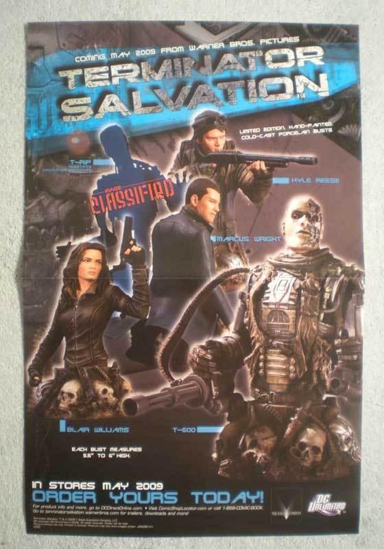 TERMINATOR SALVATION Promo Poster, 11x17, 2009, Unused, more Promos in store