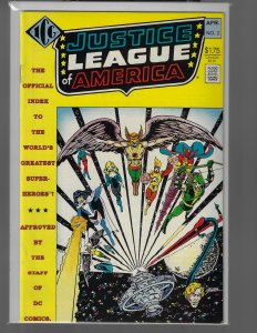 Illustrated Index Justice League of America #1-8 (Eclipse, 1986) NM